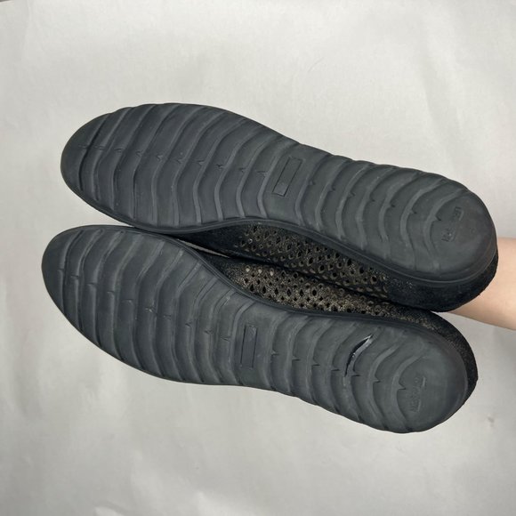 Sesto Meucci Womens Metalic Leather Cutout Loafers Flats Size 10 - Picture 7 of 9